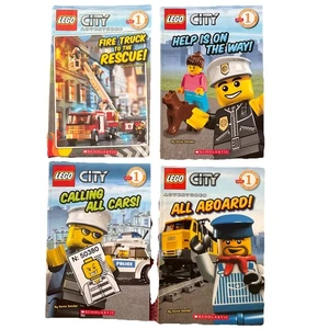Lego City Adventures Short Story Books 4x Scholastic 2010 NEW FAST FREE USA S&H - Picture 1 of 2