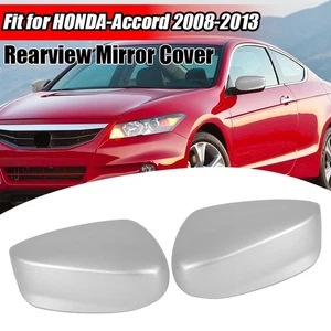 Tapa de cubierta de espejo retrovisor lateral para conductor y pasajero puerta plateada para Honda Accord 2008-2012 * - Imagen 1 de 14