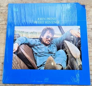 JOHN PRINE "SWEET REVENGE" ATLANTIC LP 1974 IN ORIG SHRINK EX CONDITION! - Picture 1 of 3