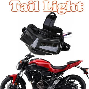 Rear Brake Tail Light Integrated Black Replacement 12V For Yamaha NVX155 NVX125 - Foto 1 di 10
