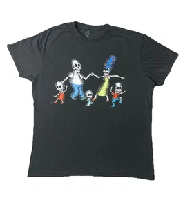 Camiseta Los Simpson Esqueletos Adulto L Treehouse Of Horror Marge Homer Bart Lisa - Imagen 1 de 7