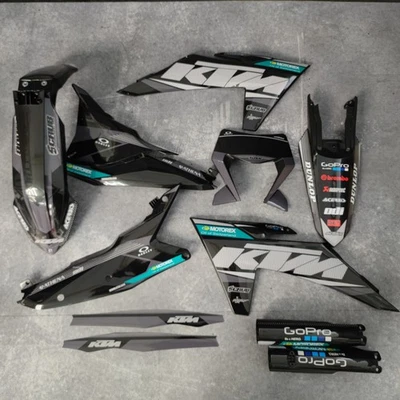 Plásticos + Gráficos KTM 2024 2025 XC-W XCF-W EXC EXC-F Calcomanías Pegatinas Kit Foto 1 de 4
