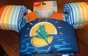 Speedo Splash Jammer Life Jacket Vest Kids Weight 33-55 lbs- Frog NEW WITH TAGS - Imagen 1 de 1