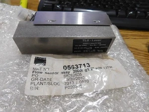 TLS-Laser / Trumpf: 2000I / ohne PT100. Model: 0563713 Flow Sensor.  New Old Stk - Picture 1 of 2
