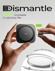 Ladestation für iPhone 16 Pro und Apple Watch Magsafe Ladegerät 2 in 1 Dock - Bild 1 von 9