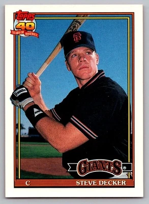 1991 Topps Traded - Steve Decker #29T (RC) - Image 1 of 2