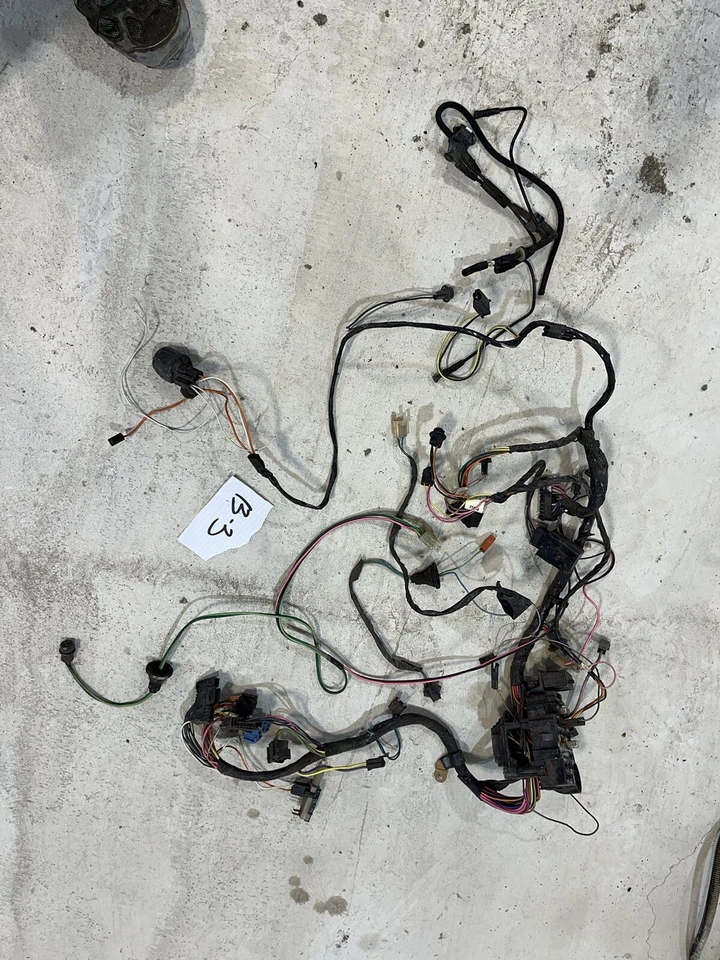 1982 84 CHEVROLET GMC K5 K10 C10 DIESEL under dash fuse panel bulkhead wiring ! - Image 1 of 4