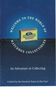 1998 MATCHBOX COLLECTIBLES BROCHURE - Picture 1 of 2