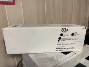 CF283A OEM HP schwarzer Toner aus einem Doppelpack. Open Box VERSIEGELTE ZUGLASCHE - Bild 1 von 1