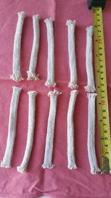 10 Replacement Wicks for Bamboo Torches Garden  Outdoor Events Lanterns [A] - Image 1 of 4