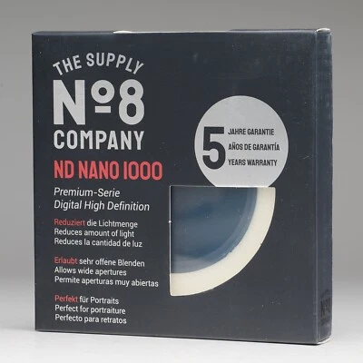 ND Filter ND1000 (10 Stops) Multicoated Nano-X Vergütung 62 mm - Bild 1 von 2