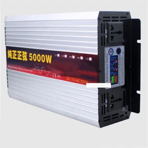 5000W/6000W 12V/24V/48V/60V aluminum alloy Pure sine wave smart colour screen - Picture 1 of 11