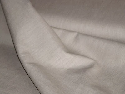 Leinen Dunkelbeige Sand Unifarben Leinenstoff 50x140cm Meterware - Bild 1 von 3