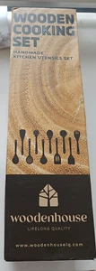 10pc Wooden Non Scratch Kitchen Cookware Durable Woodenhouse - Picture 1 of 9