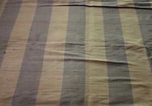 Vintage silk striped Taffeta Dupioni fabric 27" for french fashion doll dress