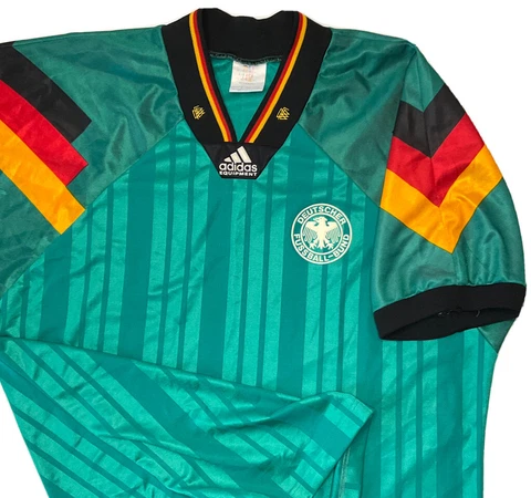 Vintage Adidas Germany Deutscher Fussball-Bund Soccer Football Jersey Men XL Cover