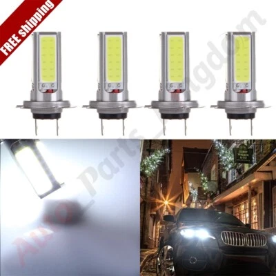 4X H7 LED HEADLIGHT BULBS KIT HIGH LOW BEAM 6000LM SUPER BRIGHT 6000K WHITE - Image 1 of 4