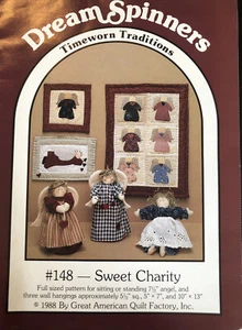 Vintage 1988 Craft Pattern: Sweet Charity Timeworn Traditions - Dream Spinners - Picture 1 of 4