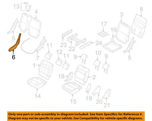 FORD OEM Second Row Back Rear Seat-Pivot Right AA8Z7460593B - Picture 1 of 2