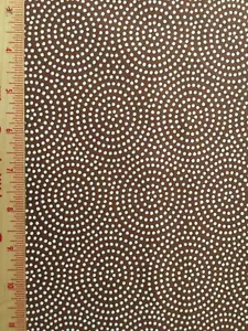 Little Darlings Chocolate Dot Robert Kaufman 100% cotton fabric BTY - Picture 1 of 1