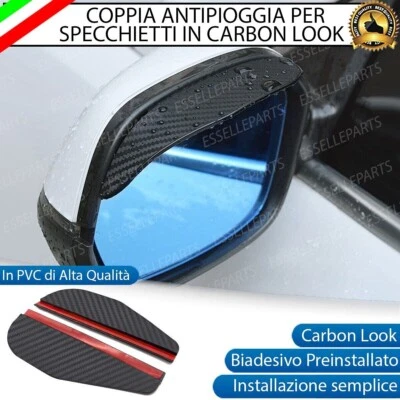 COPPIA DEFLETTORI PARAPIOGGIA ANTIPIOGGIA SPECCHIETTI PER MINI ONE R50 - Immagine 1 di 4