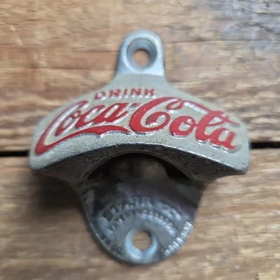 Vintage Coca Cola Starr X  Cast wall mount Bottle Opener VGC  - Image 1 of 4