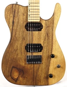 XIII Guitars Custom Korina Tele Natural Electric Guitar w/ Gig Bag - Picture 1 of 11
