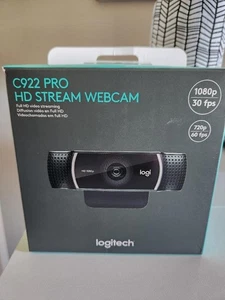 Logitech C922 Pro 1080p Stream Kamera internetowa do strumieniowego przesyłania wideo HD - Zdjęcie 1 z 3