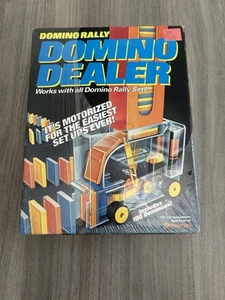 Vintage DOMINO DEALER Domino Rally Game In Original Box Sealed - Picture 1 of 10