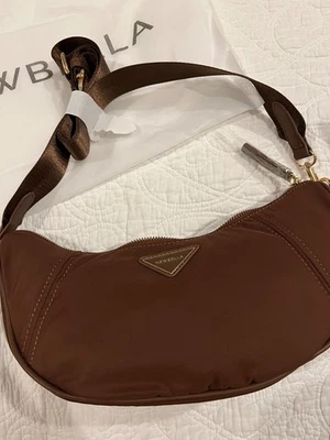 Newbella Women’s Crescent Crossbody Bag – Half Moon Hobo Purse, Minimalist Sling - Image 1 of 4