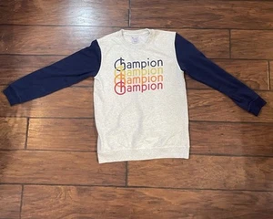 Champion Graphic Logo Kids Crew Neck Sweatshirt Size XL 18/20 - Picture 1 of 5