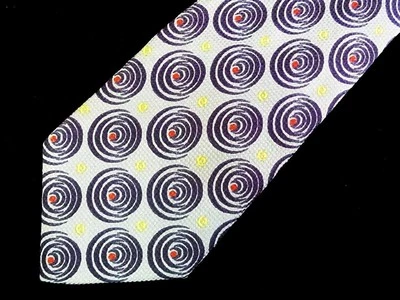 Corbata ICEBERG Usada Chatarra Para Hombre Unisex TODA SEDA 100 Multicolor Preciosa 28 Foto 1 de 2