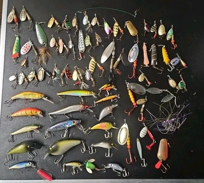 69 Wobbler Spinner Blinker Rarität Selten Mepps Sammler Hecht Zander Wels Vibrax - Bild 1 von 4