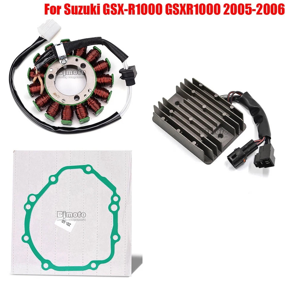 GSX-R1000 Regulator Stator Coil Gasket Kit For Suzuki GSXR1000 2005-2006 - Image 1 of 1