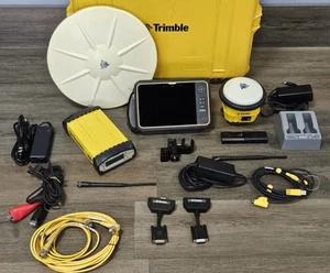 Trimble SPS855 SPS986 GPS GNSS Galileo Base Rover RTK Kit w /T7 Siteworks 900MHz - Picture 1 of 7