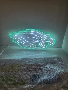 New Philadelphia Eagles LED Neon Light Sign 16.5 x 8" Beer Cave Gift - Picture 1 of 3