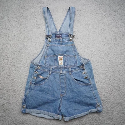 Vintage Route 66 Overall Shorts Womens M Blue - Image 1 of 4