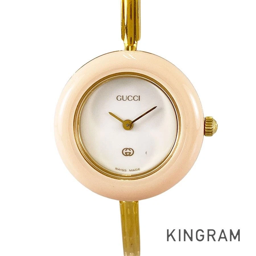 GUCCI 1100 L GP Quartz Ladies Wristwatch ht Used - Image 1 of 4