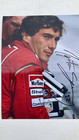 Ayrton Senna Original Autogramm 15x20 Farbfoto Edding McLaren | Original Autogra