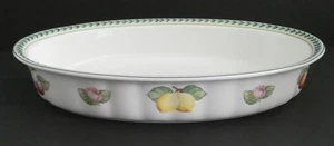 Villeroy & Boch French Garden Fleurence Oval Baking Dish 14" Serving UNUSED NWOT - Picture 1 of 11