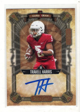 2022 Wild Card 5 Card Draw Travell Harris RC Auto Autograph #3/5