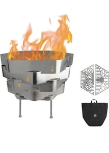 Feuerstelle, Halo Kamin Outdoor Tragbare Holzfeuerstellen - Bild 1 von 7