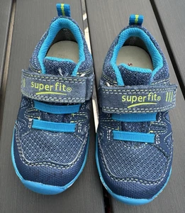 Sneakers Superfit Mesh Gr. 21 Blau Frühling Herbst Gebraucht Junge - Bild 1 von 6