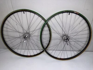 Campagnolo Record Mavic GP4 700cc clincher wheelset grey w/ Vittoria Comp Tires - Picture 1 of 7