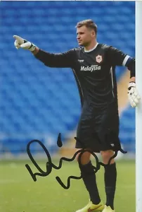 CARDIFF & SCOTLAND: DAVID MARSHALL SIGNED 6x4 ACTION PHOTO+COA - Picture 1 of 1