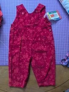 Rare Vintage McKids Red Rose Size Infant Girls 12 Months NWT - Picture 1 of 3