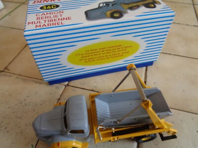 Dinky  : RARE Berliet multibenne Marrel  Ref 34C  TBE - Photo 1/4