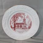 Ca 1954 First Congregational Church, Windham Hill Me. Souvenir Plate, Nice, 10"