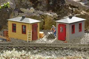 PIKO ~ G Scale ~ New 2025 ~ Railroad Tool Shed 2 Pack ~ Built-Up Building 62718 - Picture 1 of 1