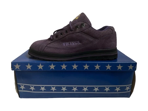 vintage minnesota vikings eastport sneakers shoes mens size 7.5 deadstock NIB 🏈 Cover